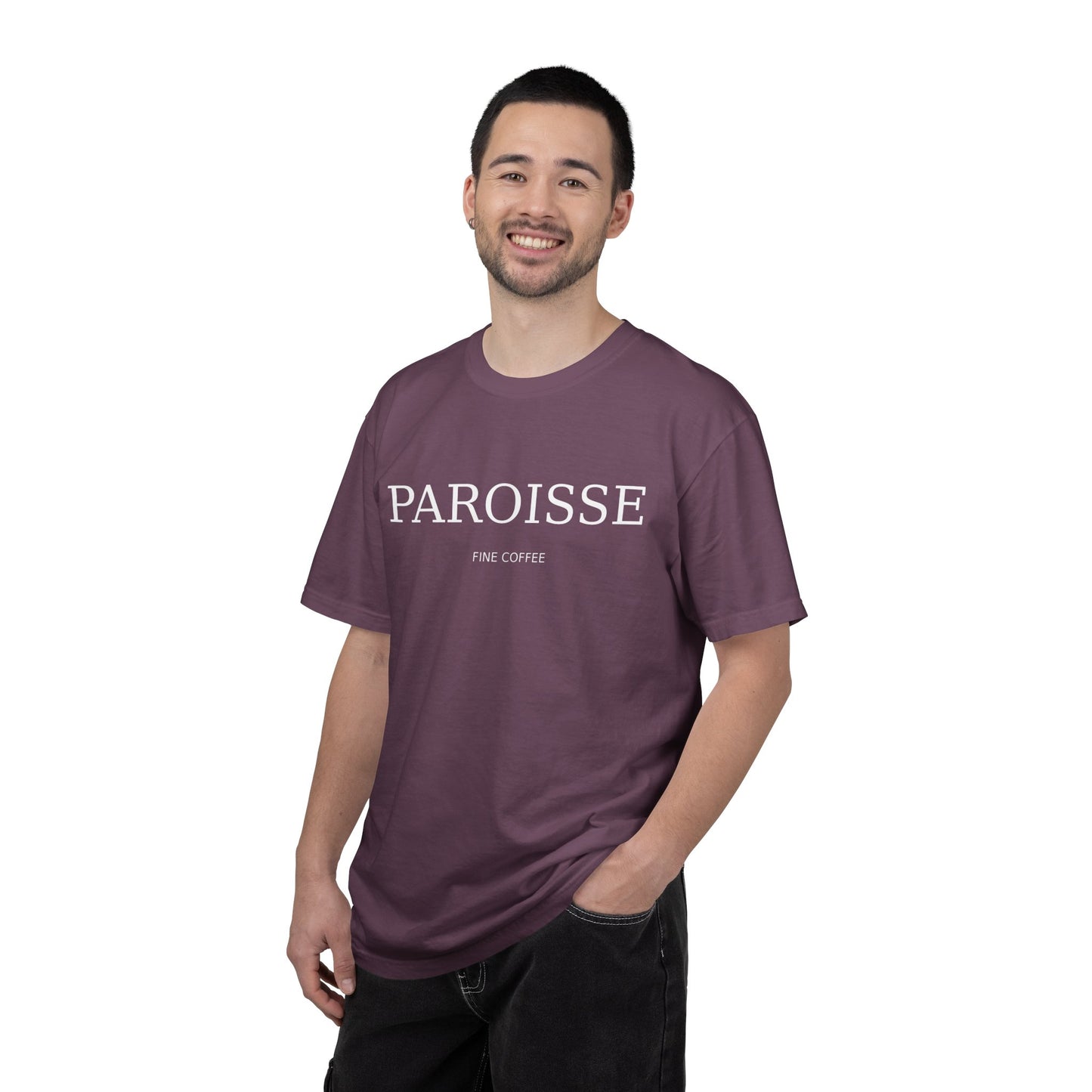 Paroisse Minimal Garment-Dyed Tee — Subtle Logo T-Shirt