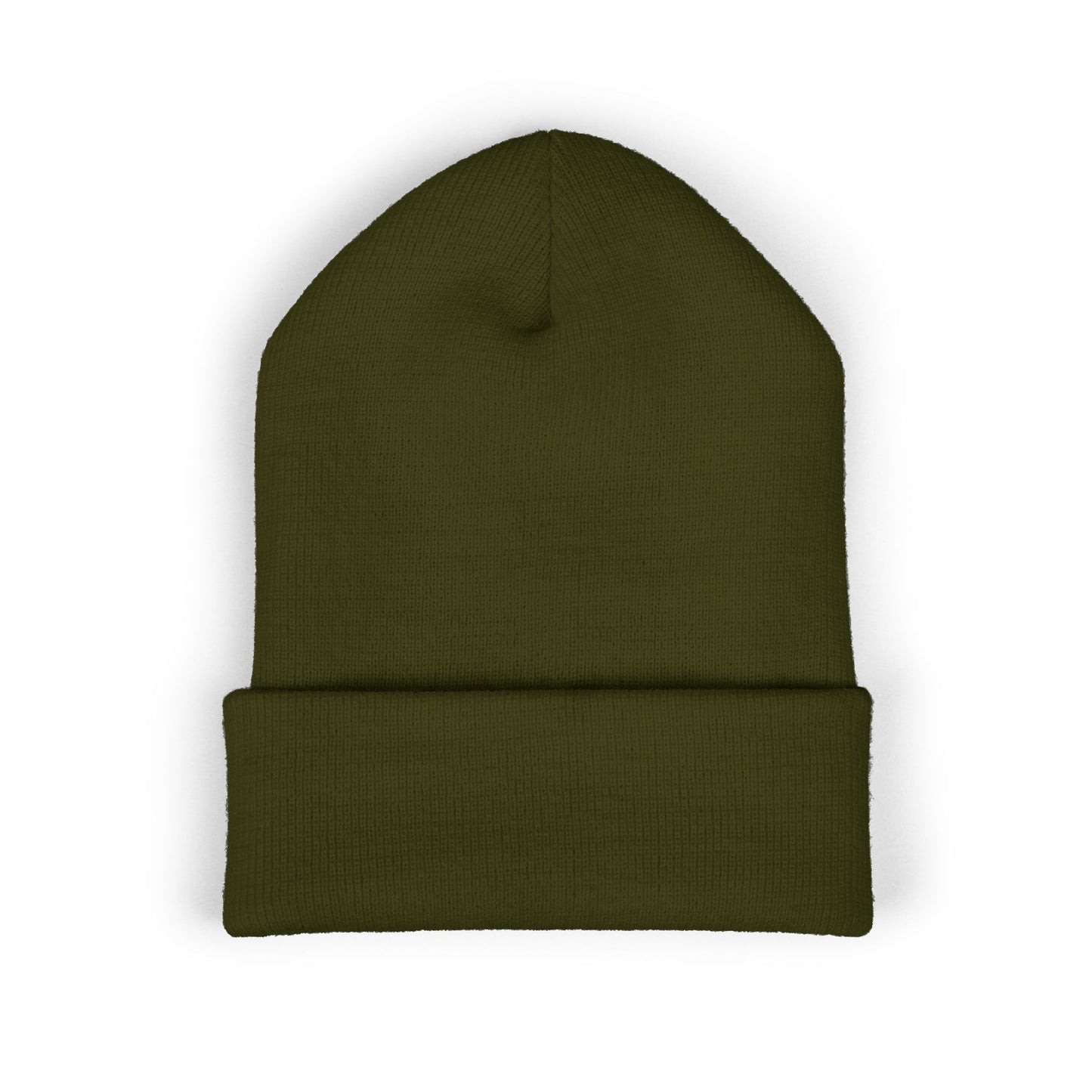 Embroidered Classic Cuffed Beanie — Minimal 'PAROISSE' Logo Knit Hat