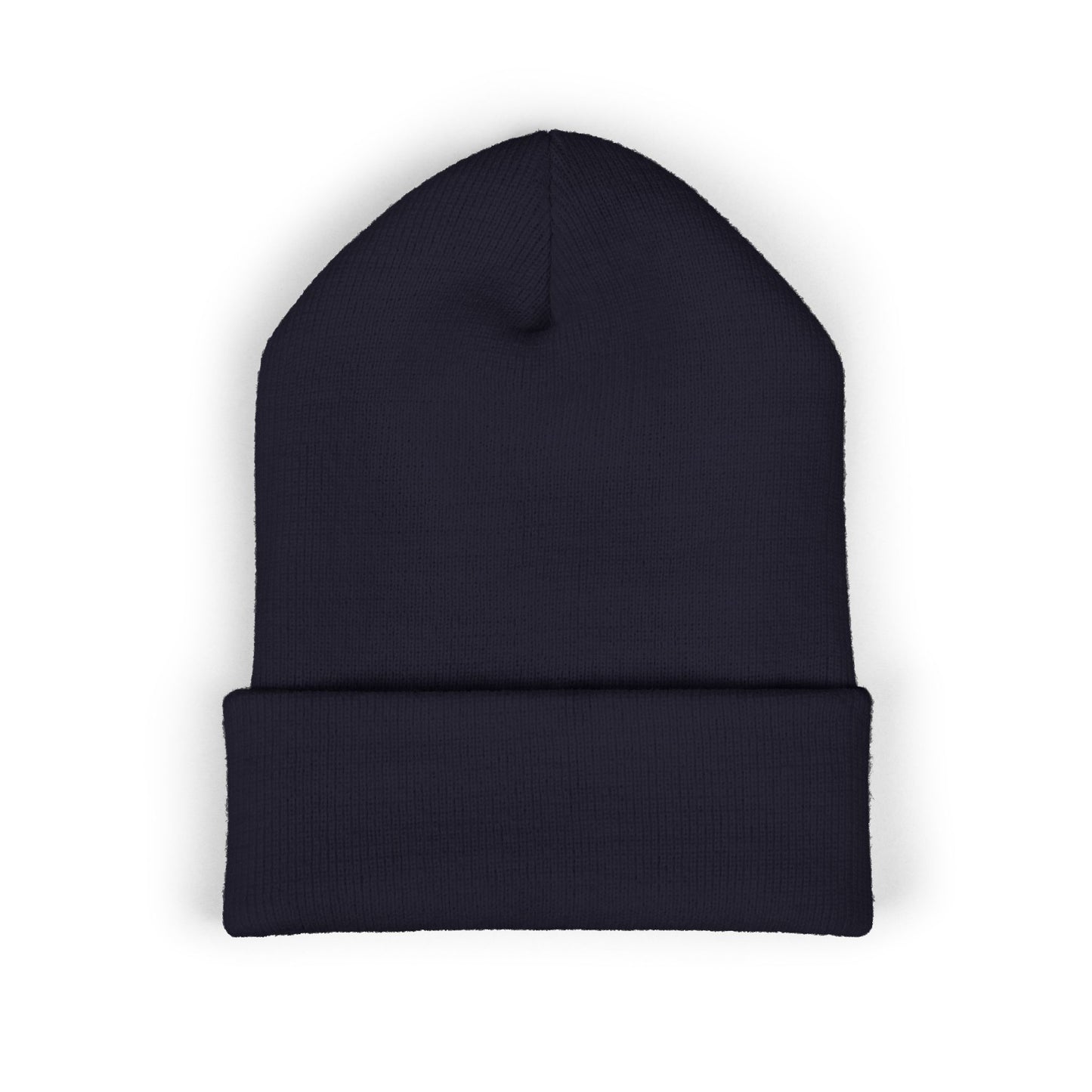 Embroidered Classic Cuffed Beanie — Minimal 'PAROISSE' Logo Knit Hat