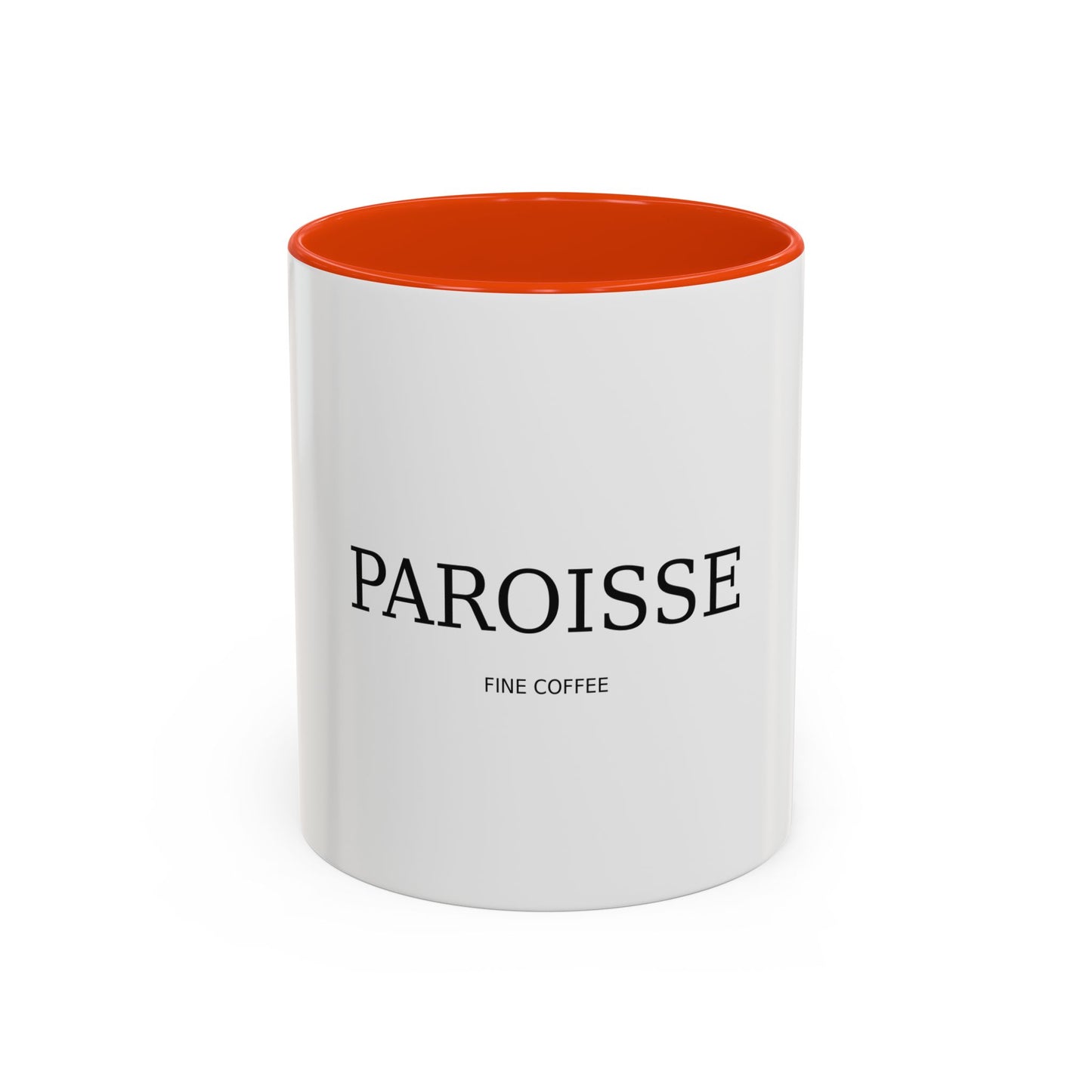 Paroisse Fine Coffee Ceramic Mug — Minimalist Trim 11oz (Various Colors)