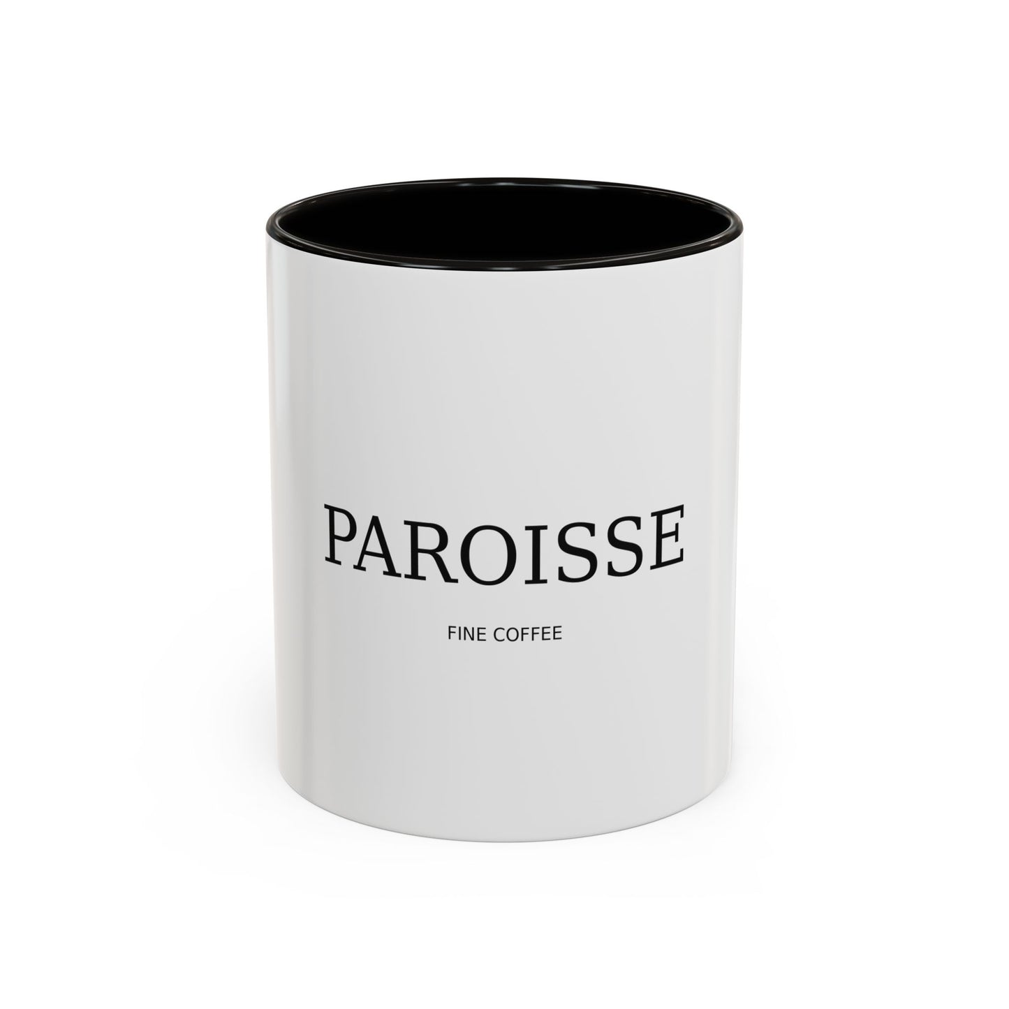 Paroisse Fine Coffee Ceramic Mug — Minimalist Trim 11oz (Various Colors)