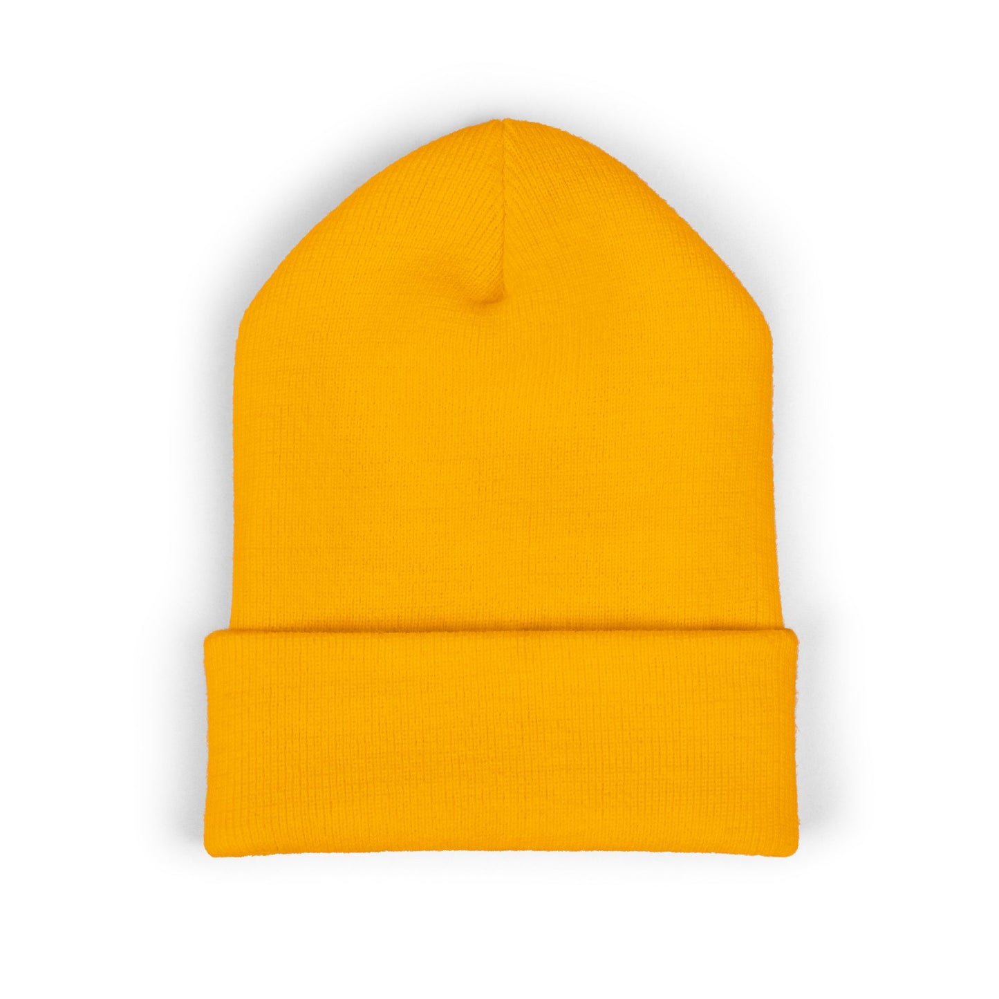 Embroidered Classic Cuffed Beanie — Minimal 'PAROISSE' Logo Knit Hat