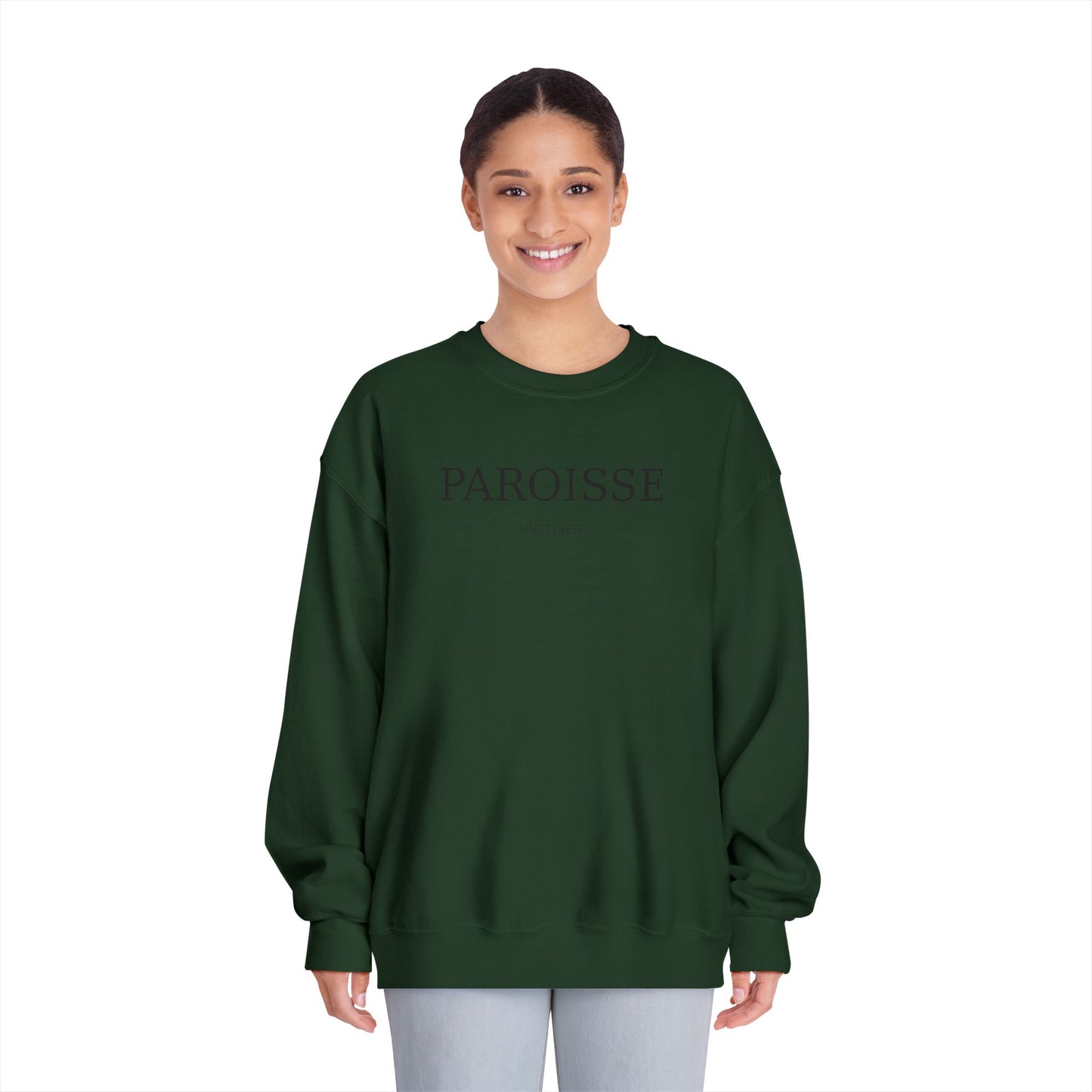 Paroisse Minimalist Crewneck Sweatshirt – Subtle French Text Comfort