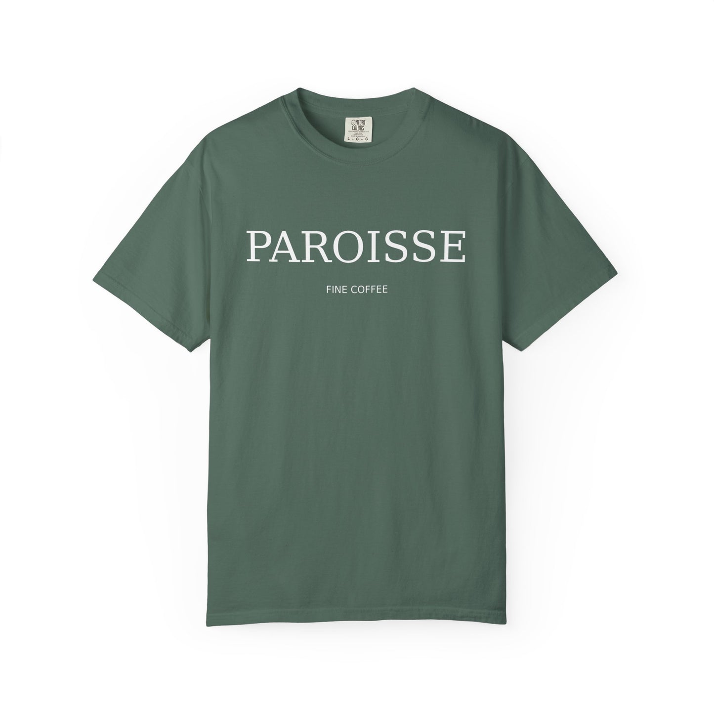 Paroisse Minimal Garment-Dyed Tee — Subtle Logo T-Shirt
