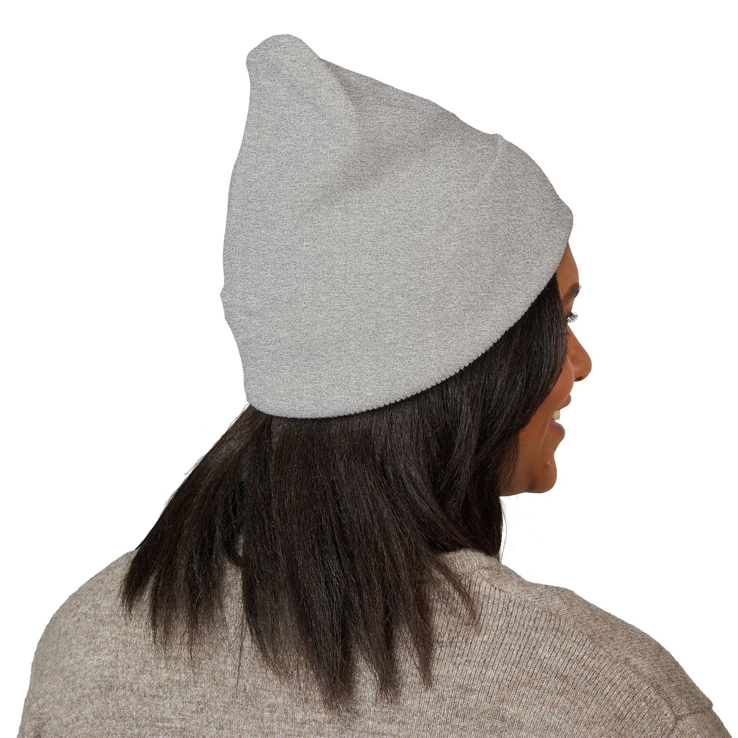 Embroidered Classic Cuffed Beanie — Minimal 'PAROISSE' Logo Knit Hat