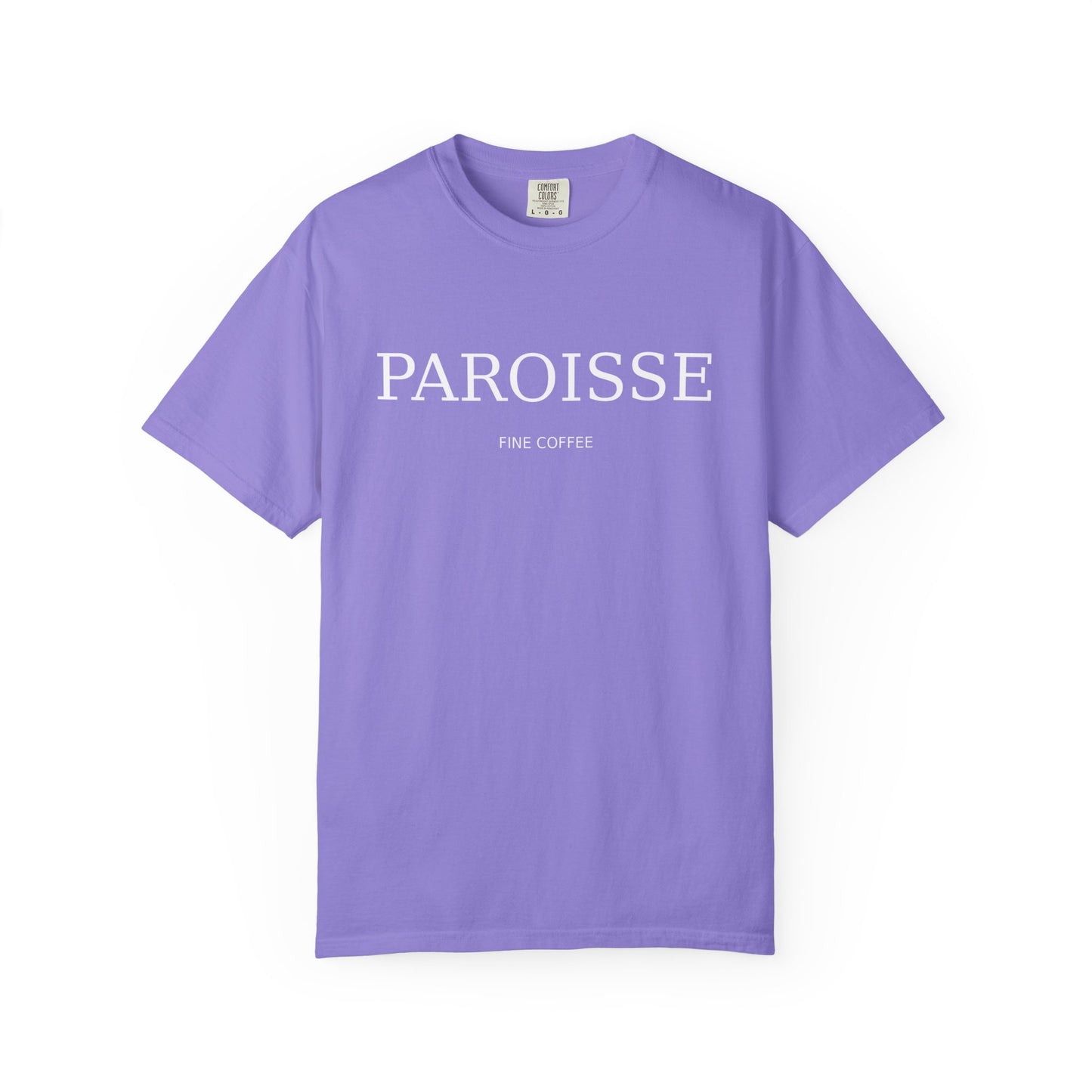 Paroisse Minimal Garment-Dyed Tee — Subtle Logo T-Shirt
