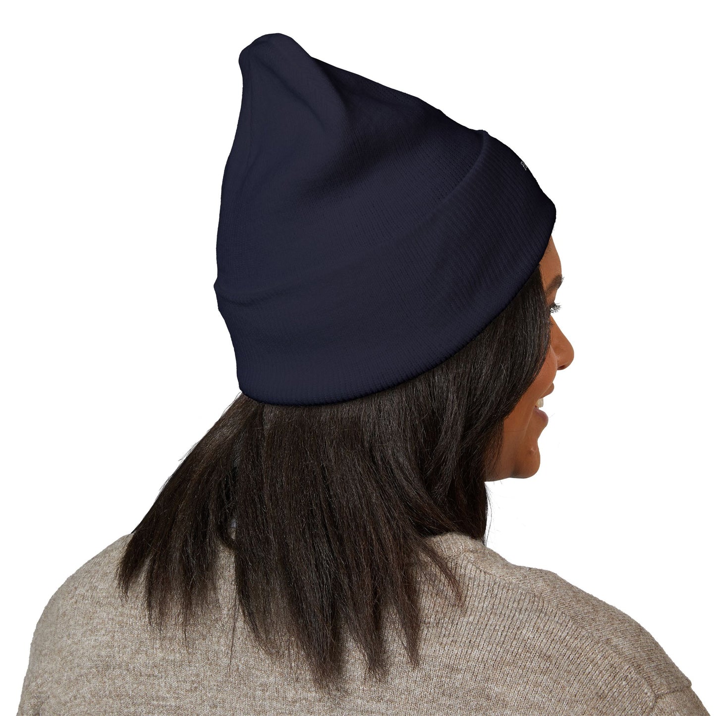 Embroidered Classic Cuffed Beanie — Minimal 'PAROISSE' Logo Knit Hat