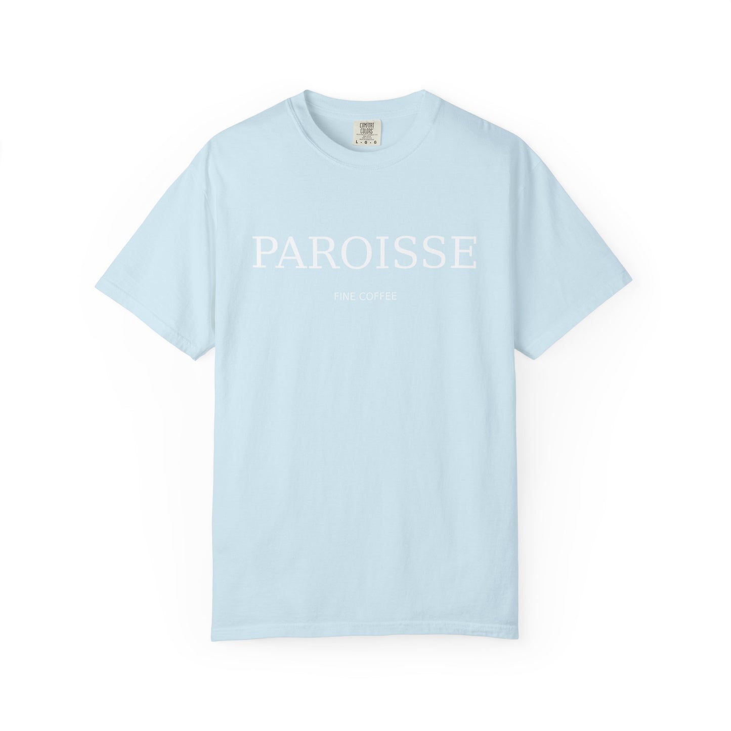 Paroisse Minimal Garment-Dyed Tee — Subtle Logo T-Shirt