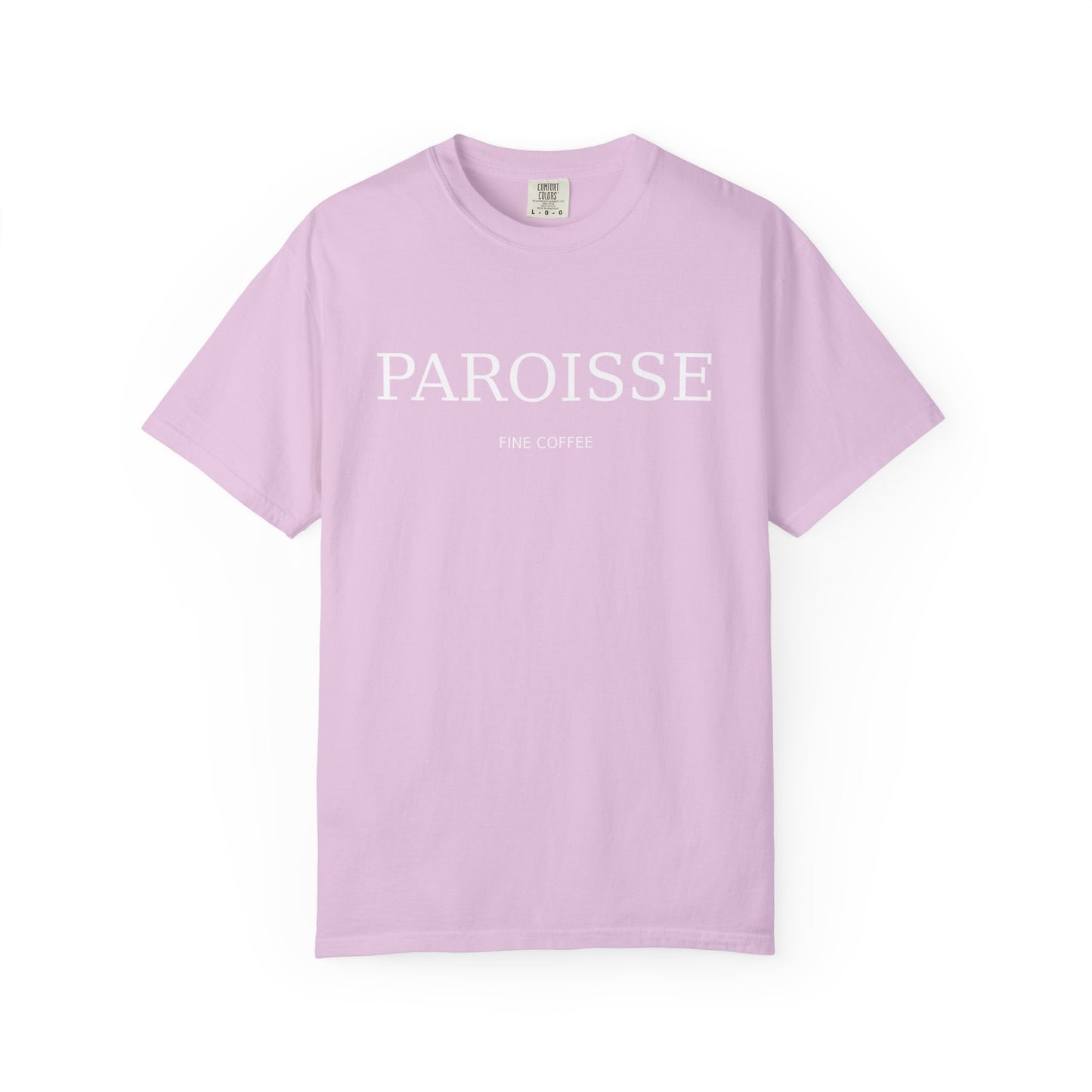 Paroisse Minimal Garment-Dyed Tee — Subtle Logo T-Shirt