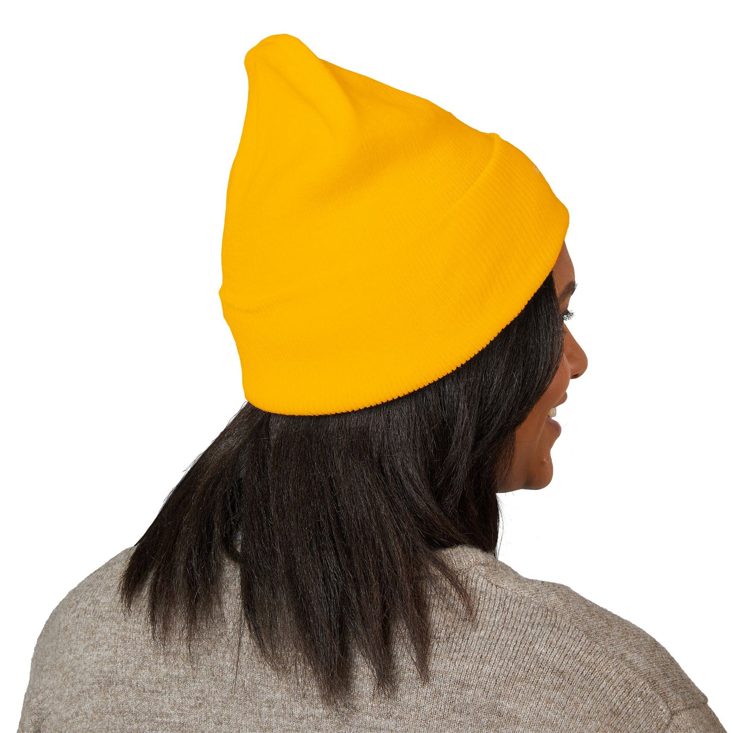 Embroidered Classic Cuffed Beanie — Minimal 'PAROISSE' Logo Knit Hat