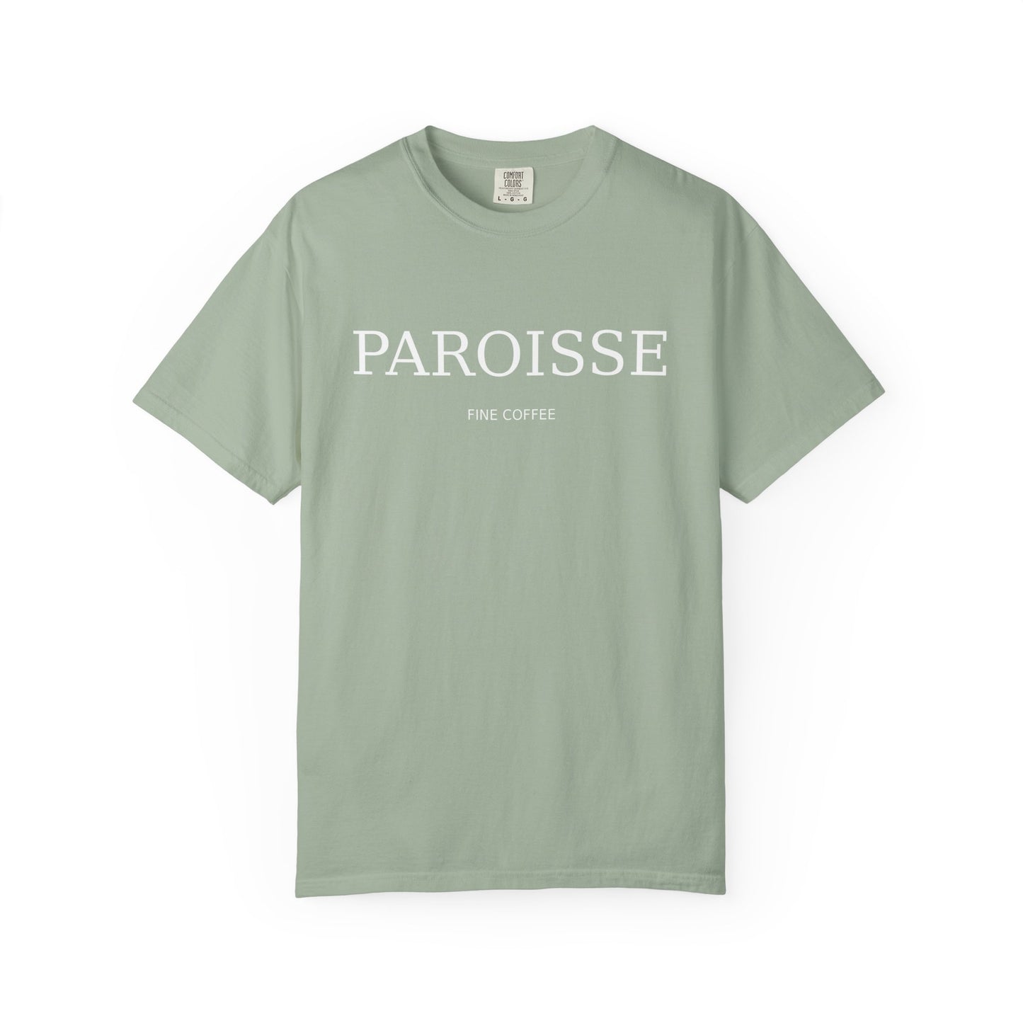 Paroisse Minimal Garment-Dyed Tee — Subtle Logo T-Shirt