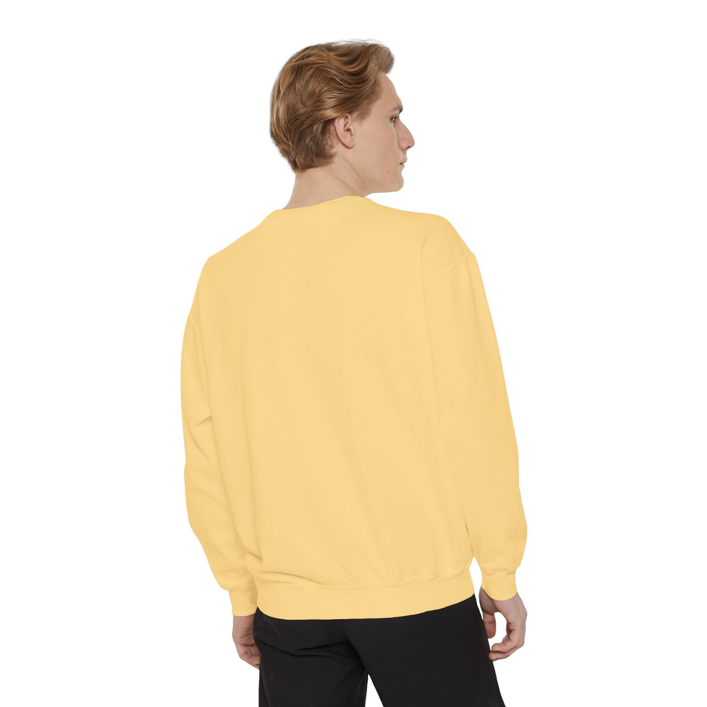 Paroisse French Script Sweatshirt — Minimalist Logo Garment-Dyed Sweatshirt