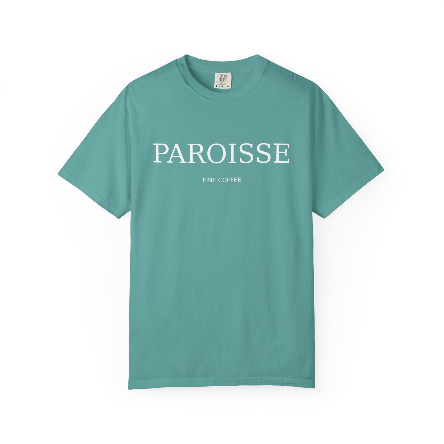 Paroisse Minimal Garment-Dyed Tee — Subtle Logo T-Shirt