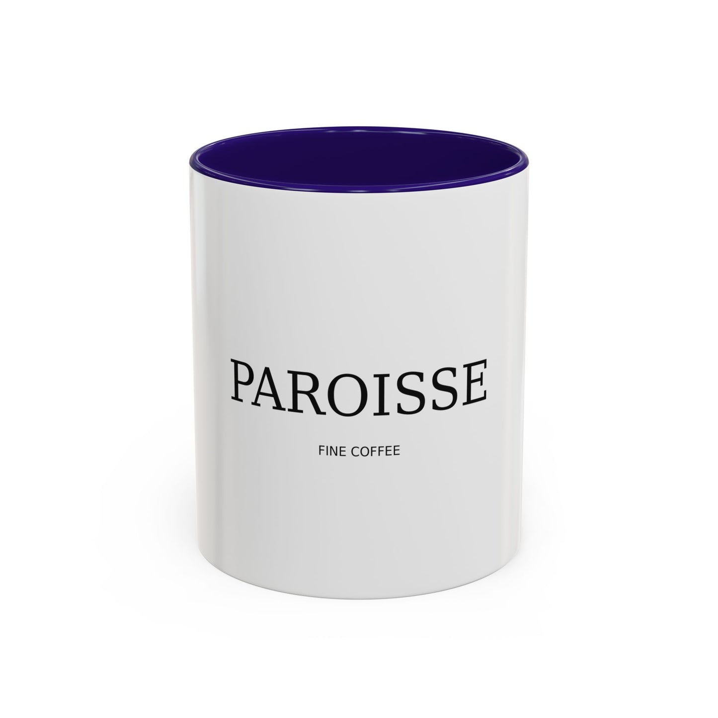 Paroisse Fine Coffee Ceramic Mug — Minimalist Trim 11oz (Various Colors)
