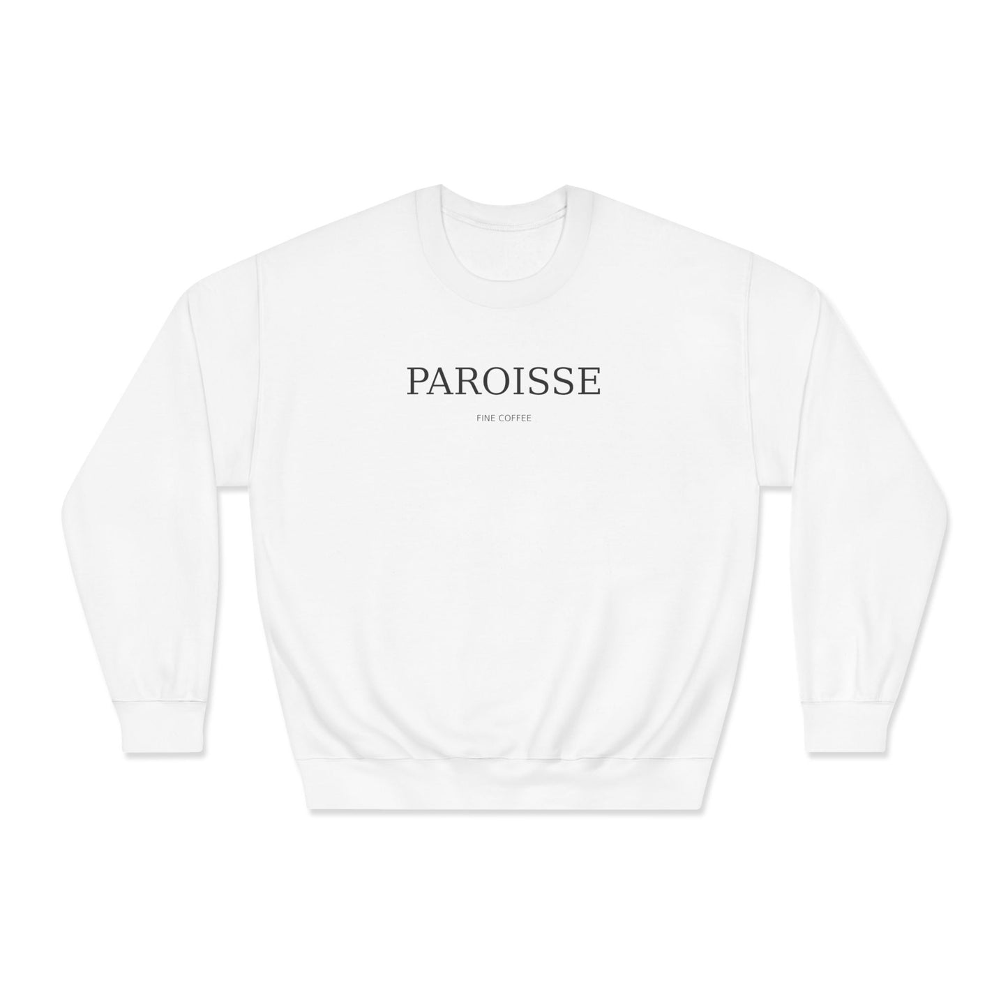Paroisse Minimalist Crewneck Sweatshirt – Subtle French Text Comfort