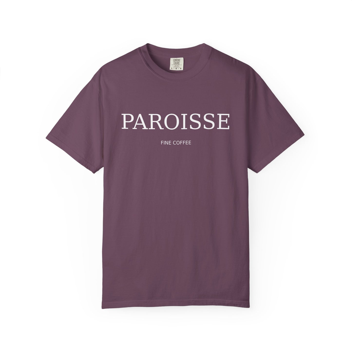 Paroisse Minimal Garment-Dyed Tee — Subtle Logo T-Shirt