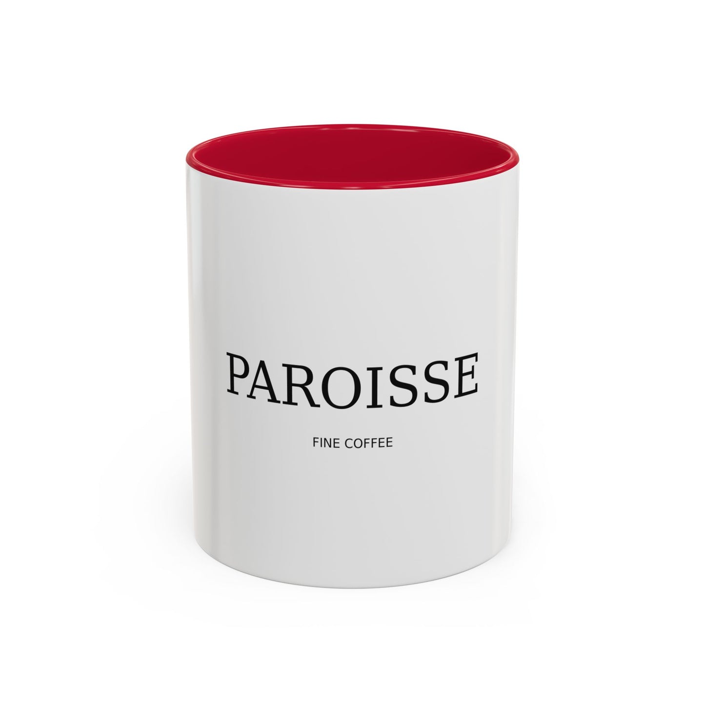 Paroisse Fine Coffee Ceramic Mug — Minimalist Trim 11oz (Various Colors)