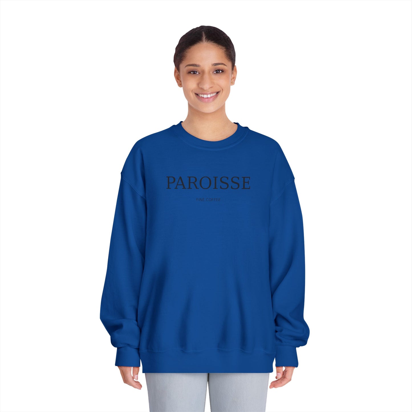 Paroisse Minimalist Crewneck Sweatshirt – Subtle French Text Comfort