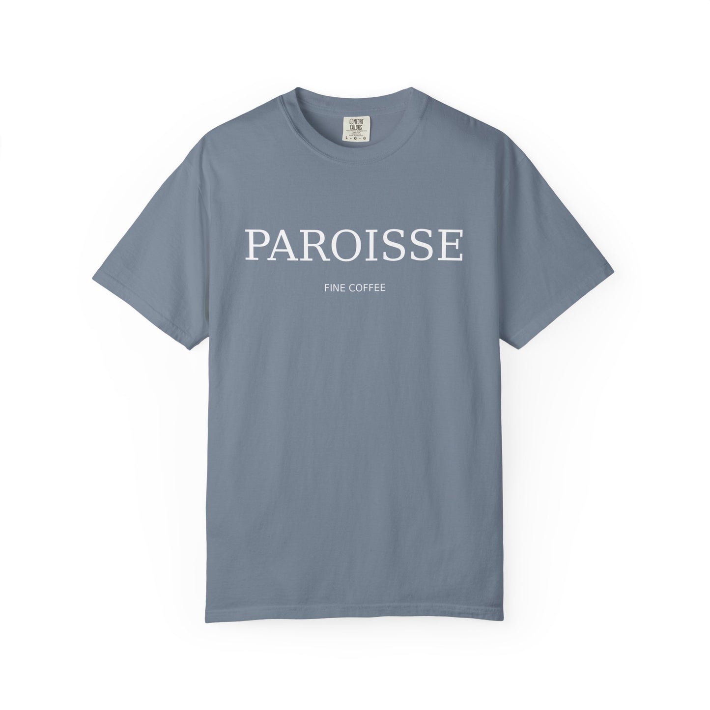 Paroisse Minimal Garment-Dyed Tee — Subtle Logo T-Shirt