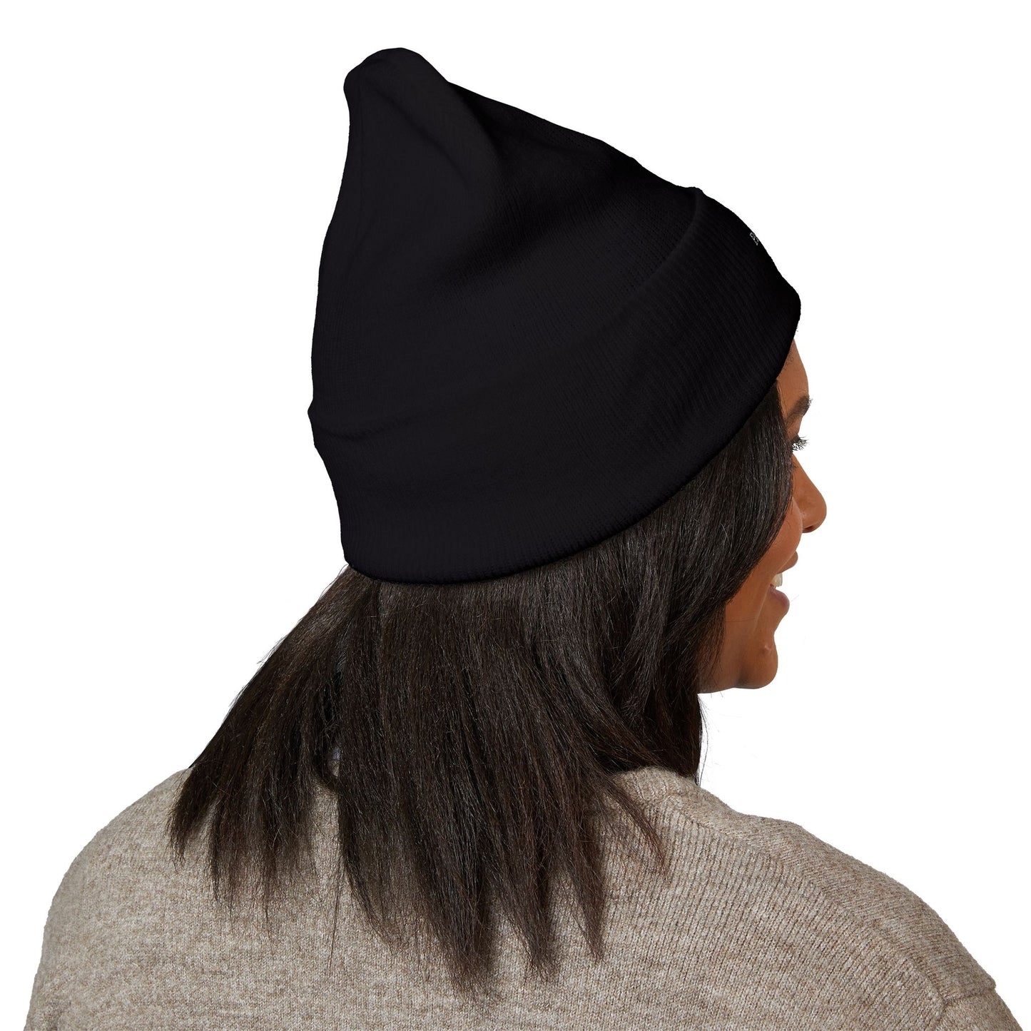 Embroidered Classic Cuffed Beanie — Minimal 'PAROISSE' Logo Knit Hat