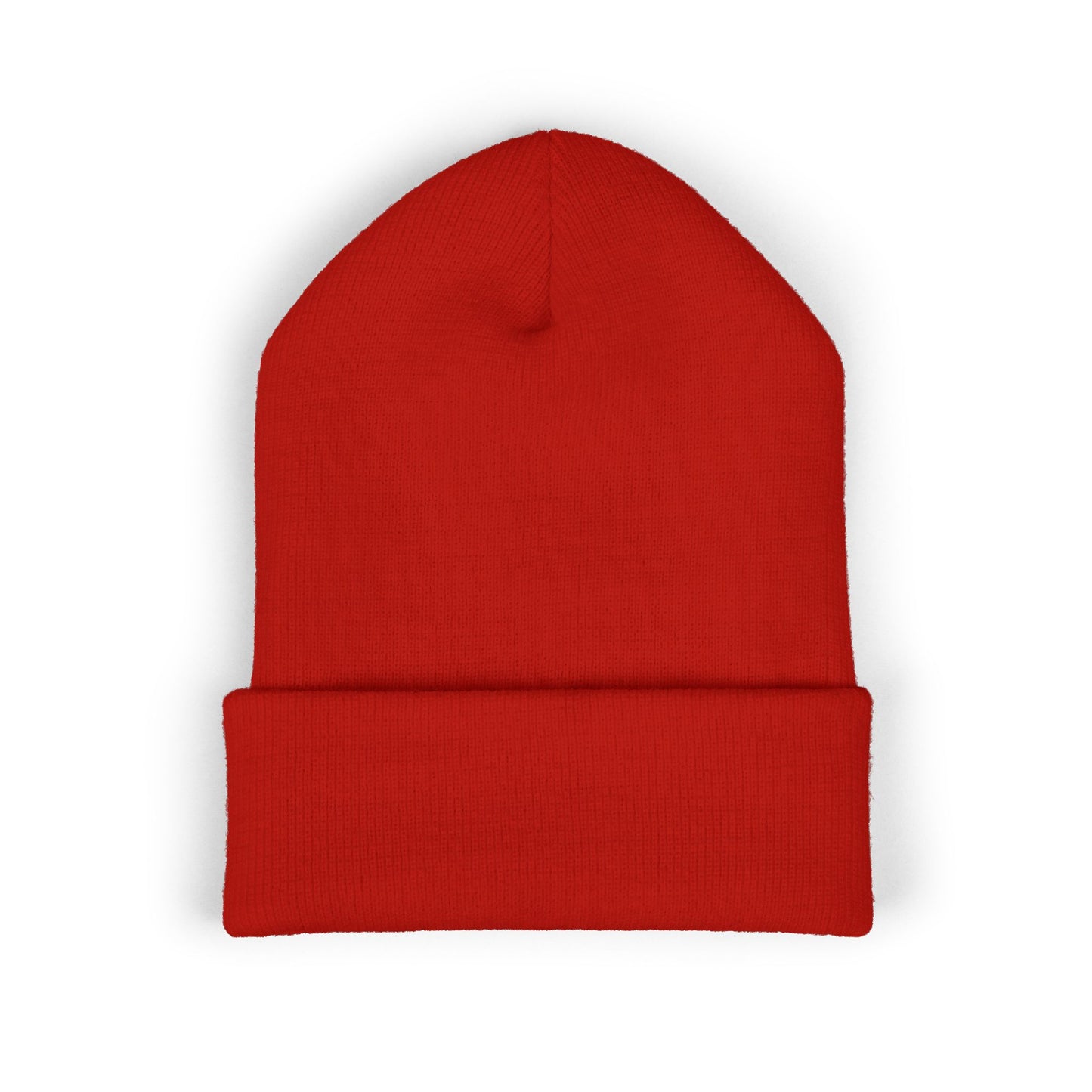 Embroidered Classic Cuffed Beanie — Minimal 'PAROISSE' Logo Knit Hat