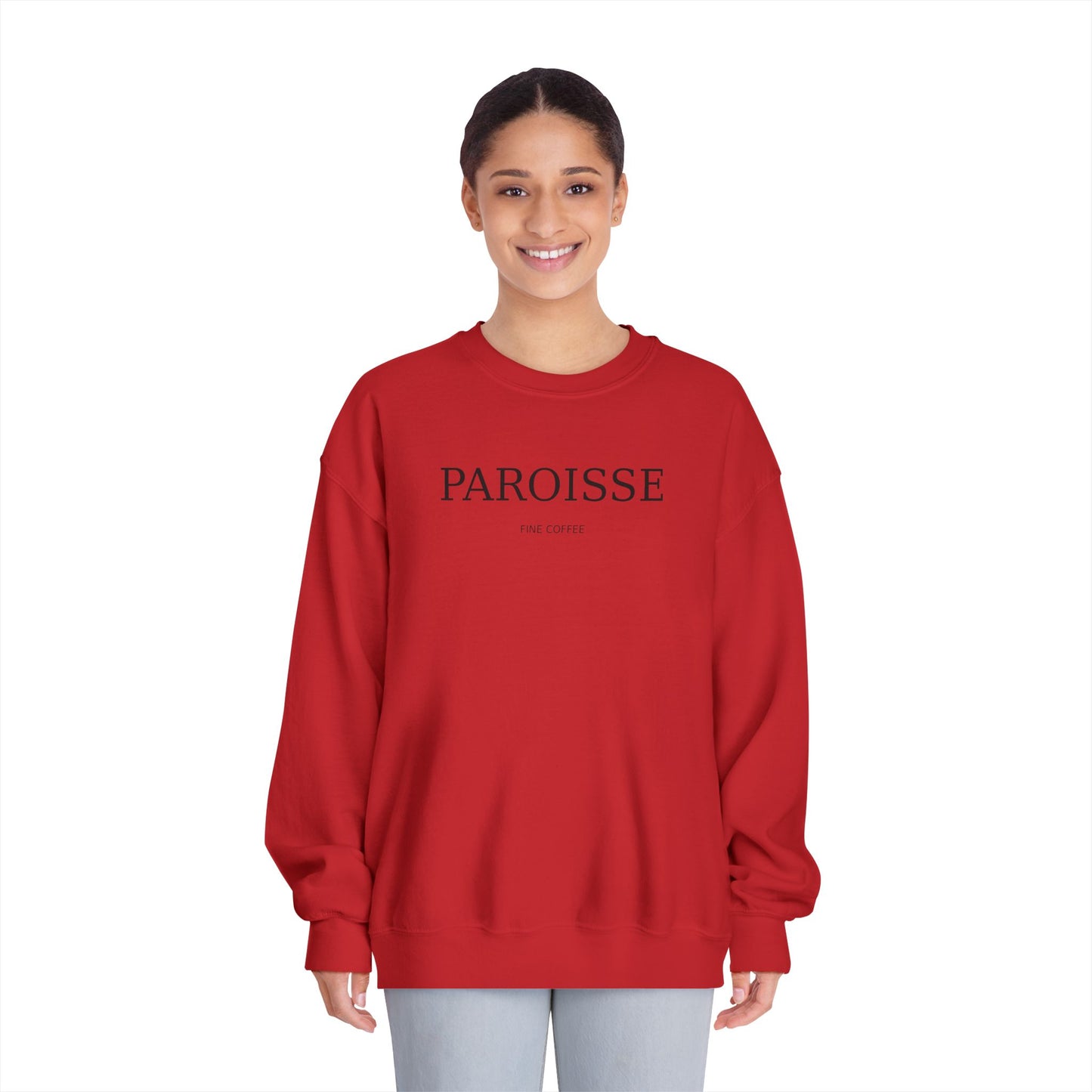 Paroisse Minimalist Crewneck Sweatshirt – Subtle French Text Comfort