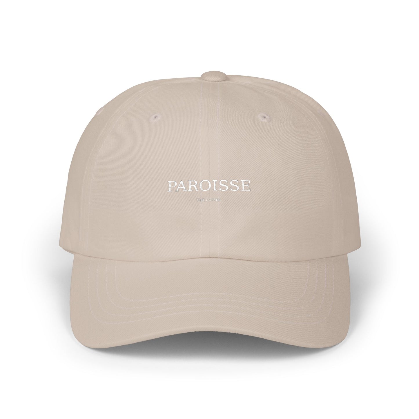 PAROISSE Dad Cap — Minimal Embroidered Baseball Hat