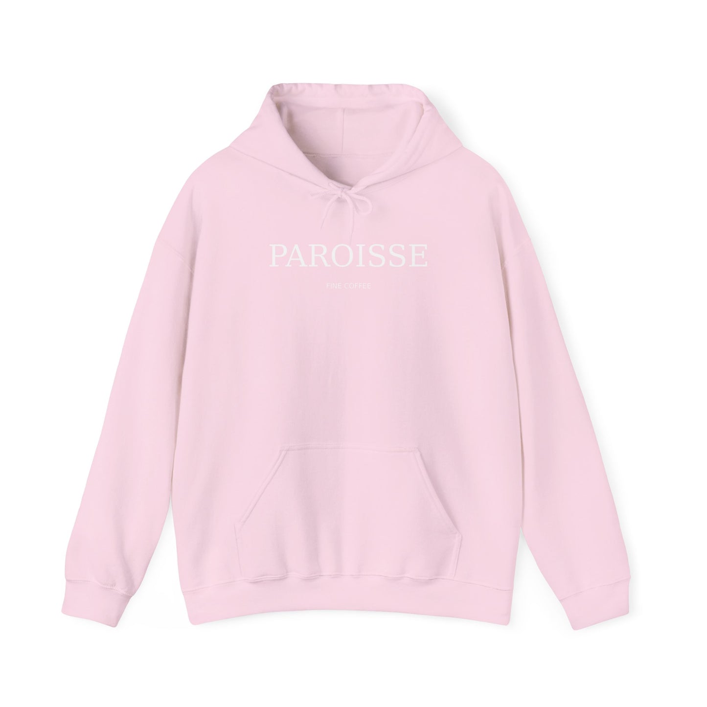 Paroisse Café Hoodie — Minimal French Coffee Logo Pullover