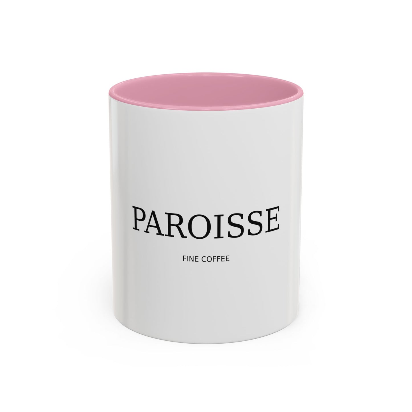 Paroisse Fine Coffee Ceramic Mug — Minimalist Trim 11oz (Various Colors)
