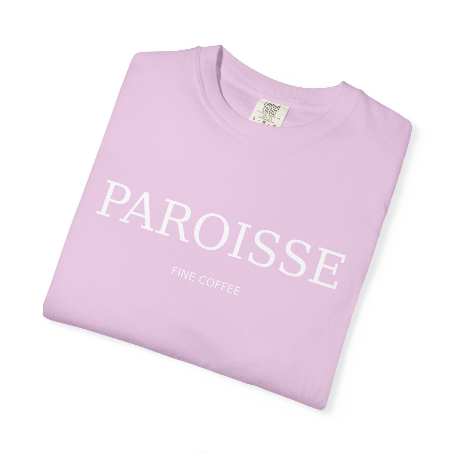 Paroisse Minimal Garment-Dyed Tee — Subtle Logo T-Shirt