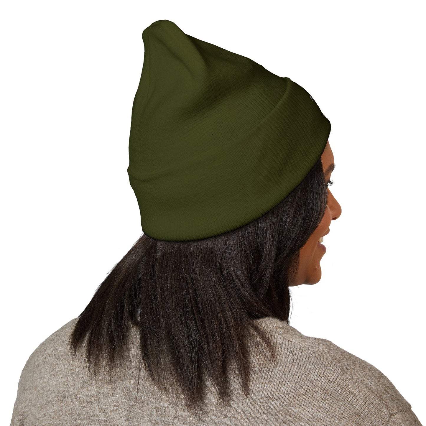 Embroidered Classic Cuffed Beanie — Minimal 'PAROISSE' Logo Knit Hat