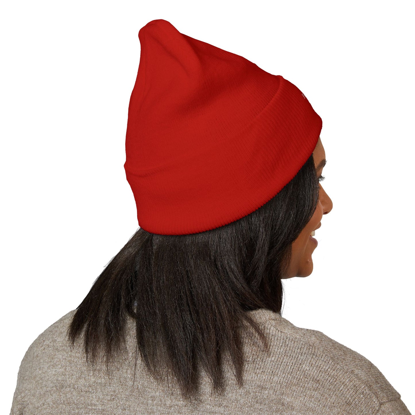 Embroidered Classic Cuffed Beanie — Minimal 'PAROISSE' Logo Knit Hat