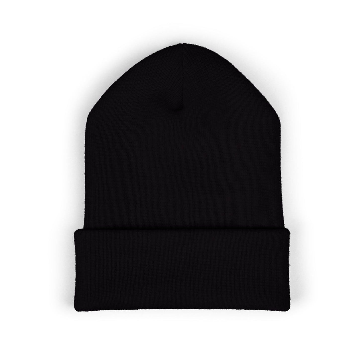 Embroidered Classic Cuffed Beanie — Minimal 'PAROISSE' Logo Knit Hat