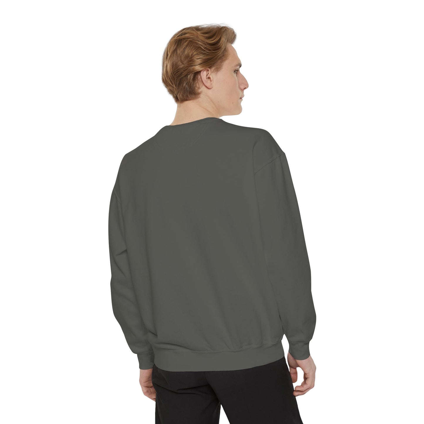 Paroisse French Script Sweatshirt — Minimalist Logo Garment-Dyed Sweatshirt