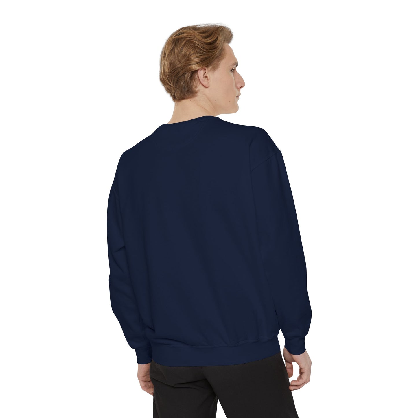 Paroisse French Script Sweatshirt — Minimalist Logo Garment-Dyed Sweatshirt