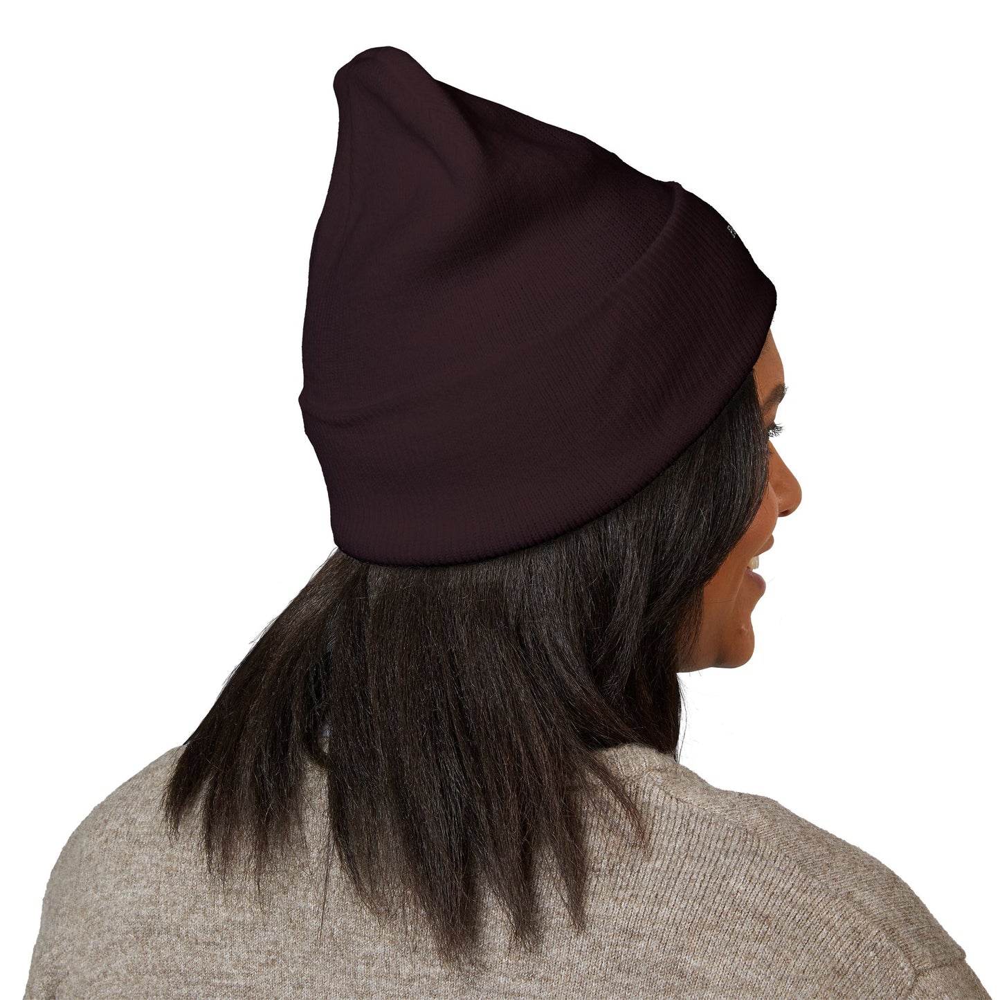 Embroidered Classic Cuffed Beanie — Minimal 'PAROISSE' Logo Knit Hat