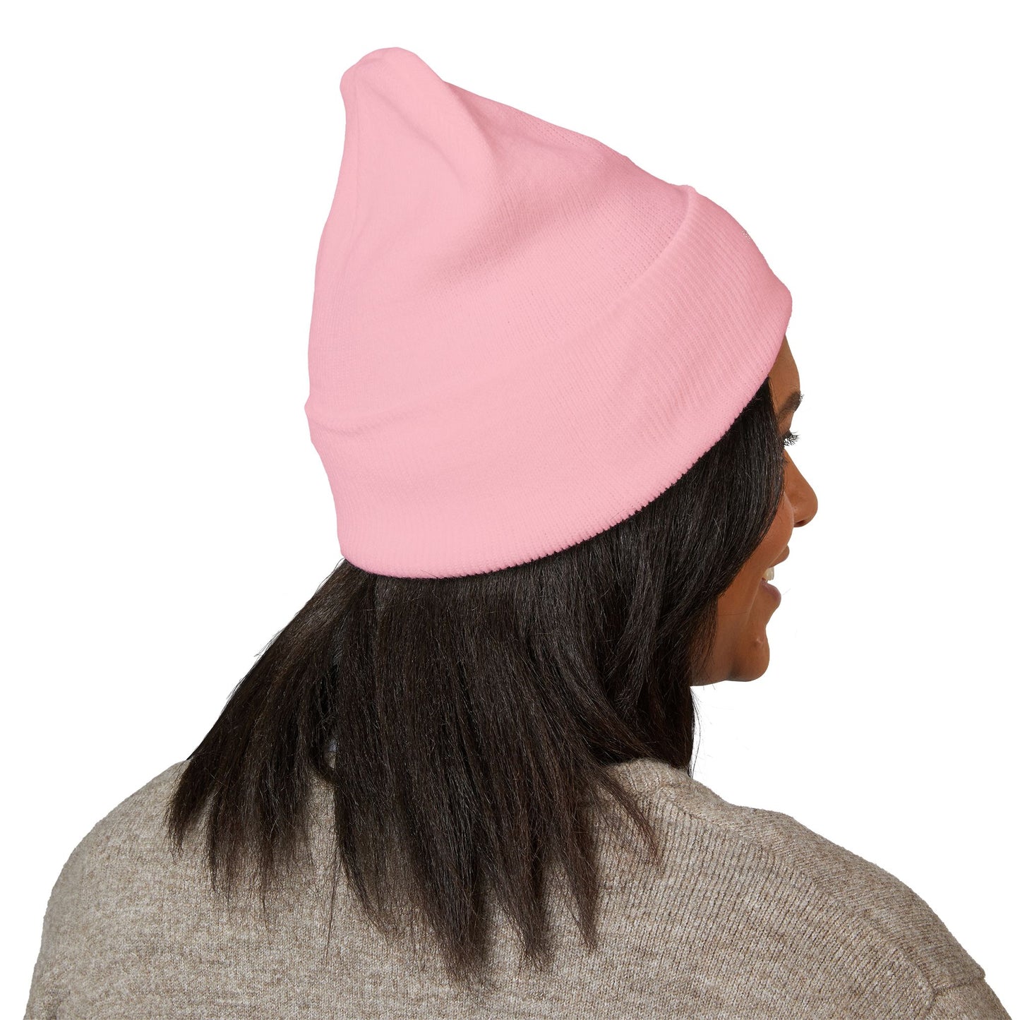Embroidered Classic Cuffed Beanie — Minimal 'PAROISSE' Logo Knit Hat