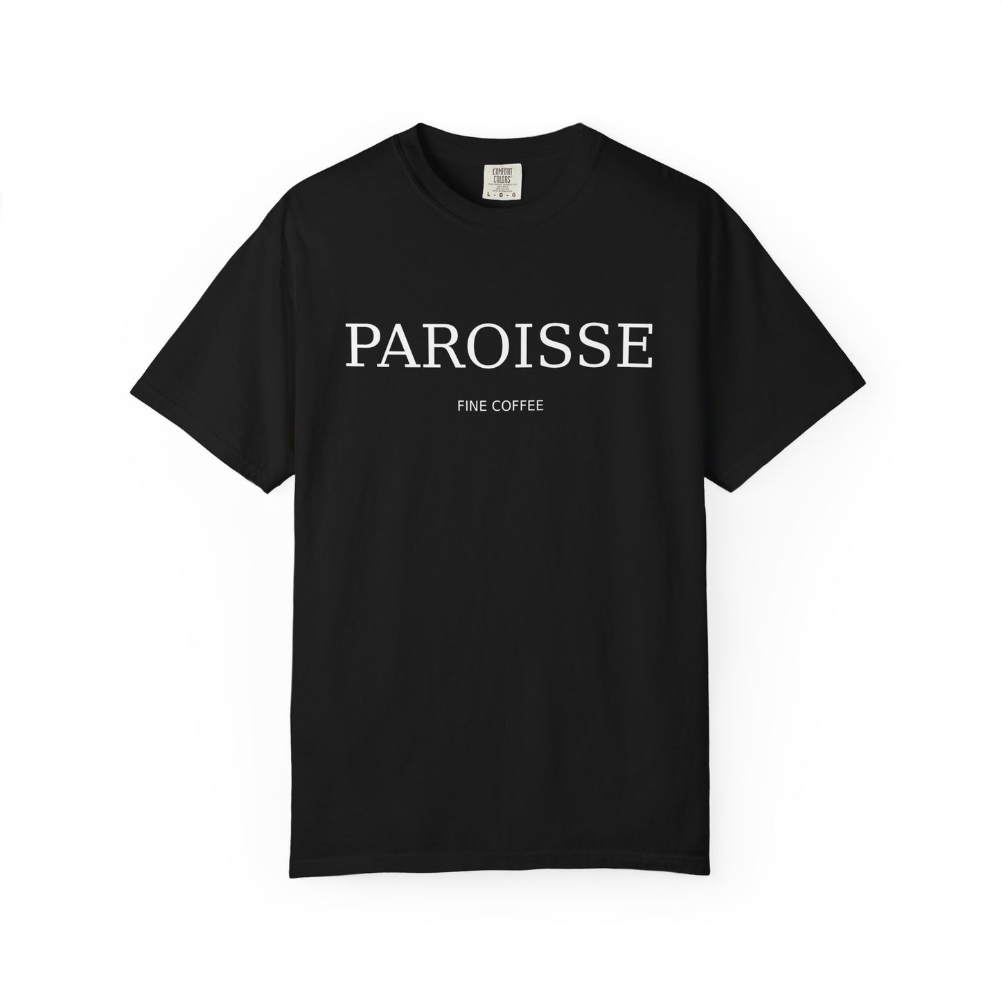 Paroisse Minimal Garment-Dyed Tee — Subtle Logo T-Shirt