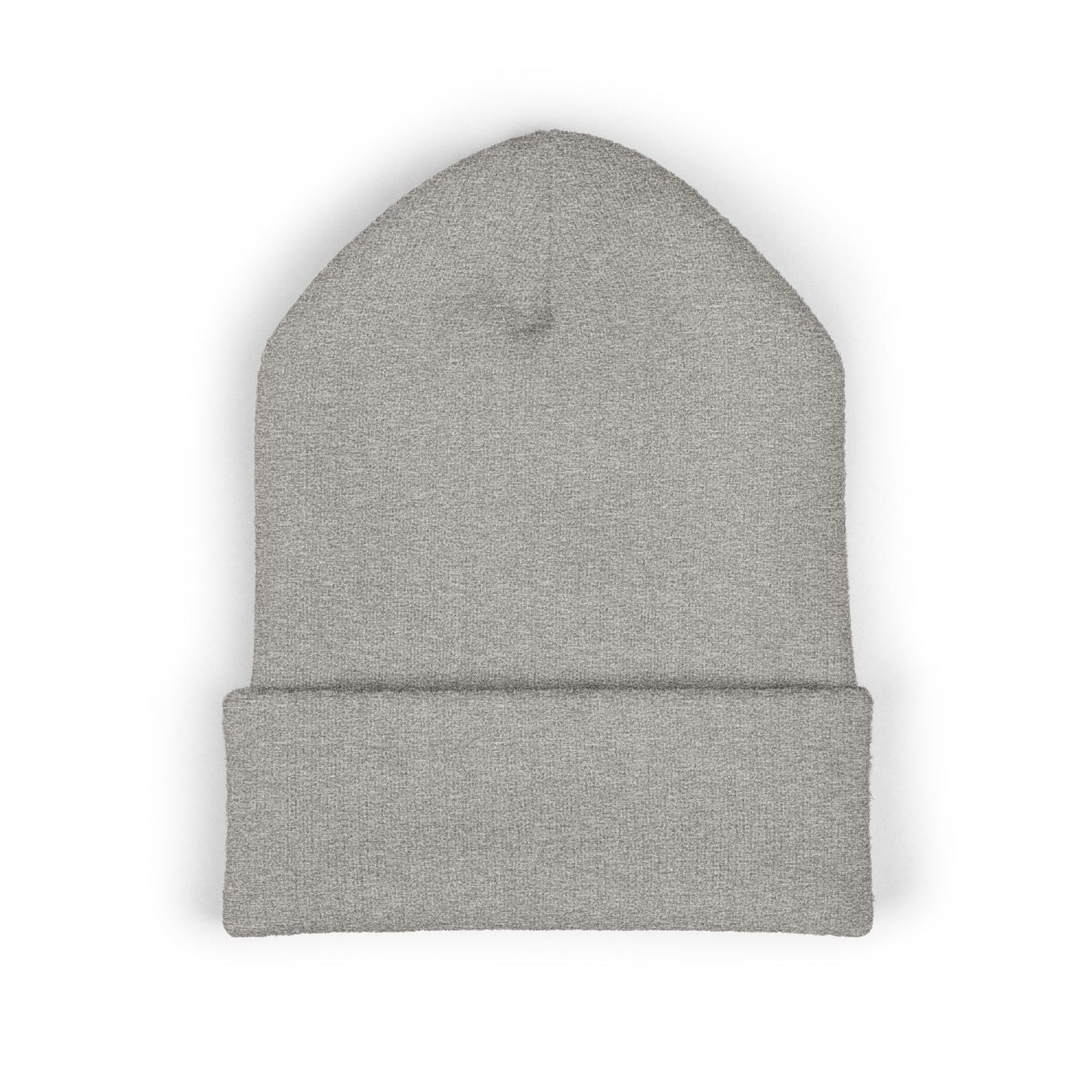 Embroidered Classic Cuffed Beanie — Minimal 'PAROISSE' Logo Knit Hat