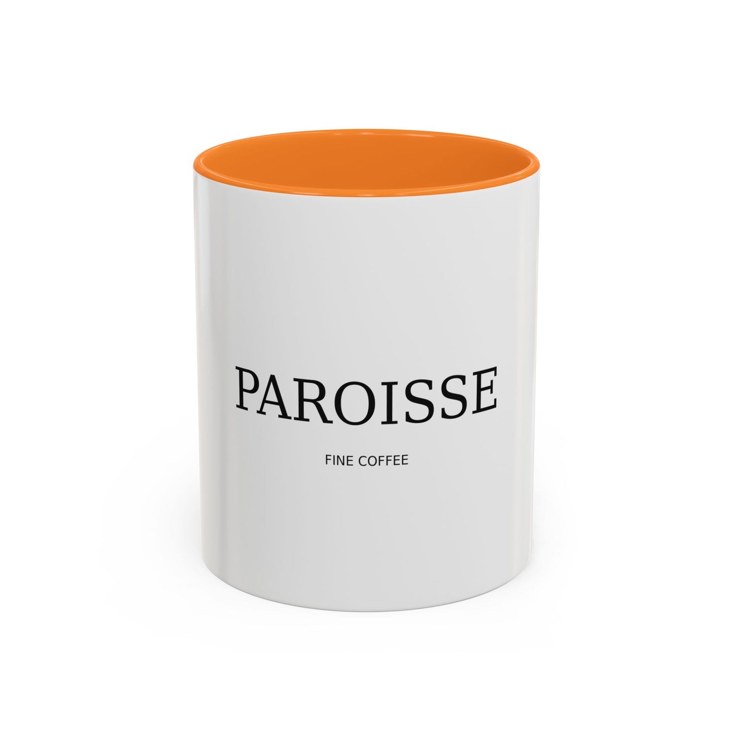 Paroisse Fine Coffee Ceramic Mug — Minimalist Trim 11oz (Various Colors)