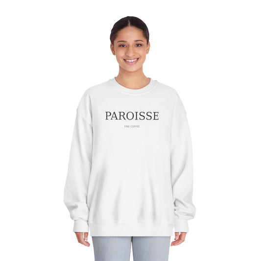 Paroisse Minimalist Crewneck Sweatshirt – Subtle French Text Comfort