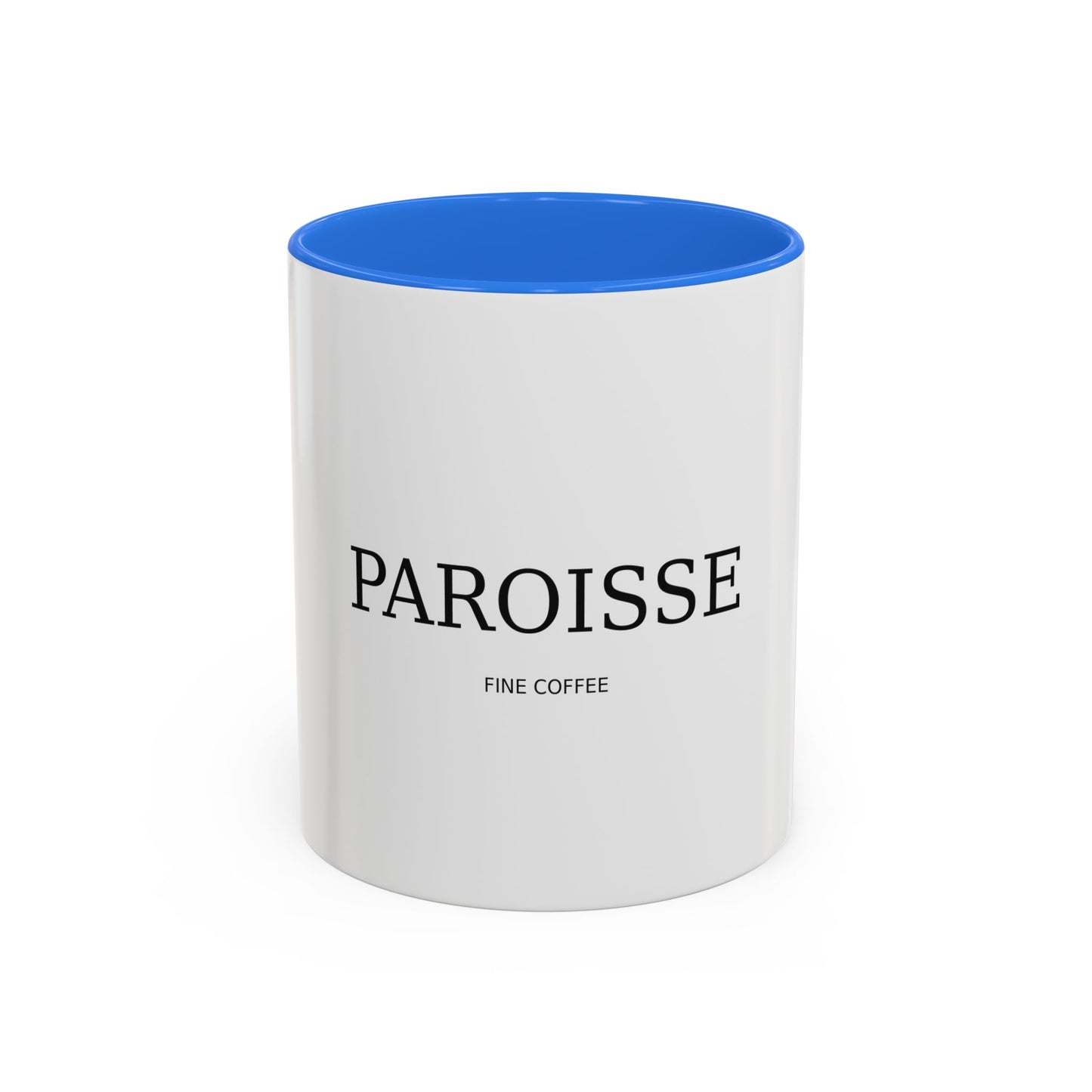 Paroisse Fine Coffee Ceramic Mug — Minimalist Trim 11oz (Various Colors)